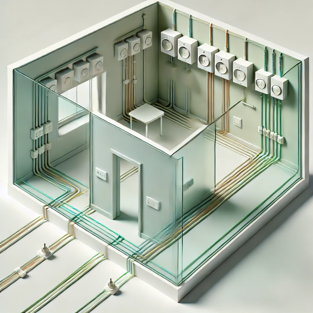 mini Cover Image for What are the requirements for installing cables in walls and partitions according to BS 7671?