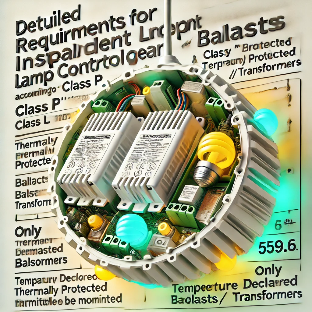 mini Cover Image for Independent Lamp Controlgear Requirements for Mounting on Flammable Surfaces