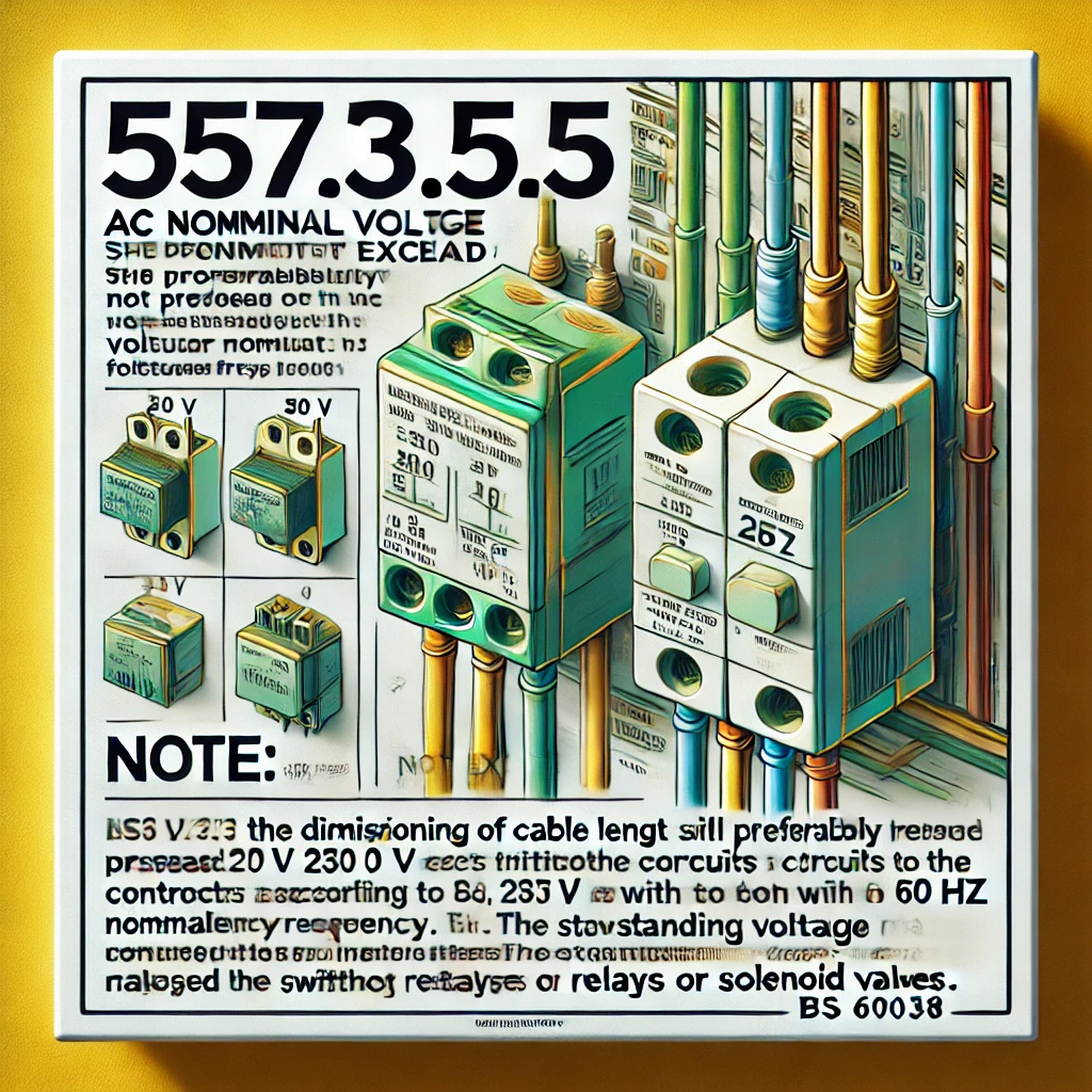 mini Cover Image for Maximum Nominal Voltage for Control Circuits in AC Supply Systems