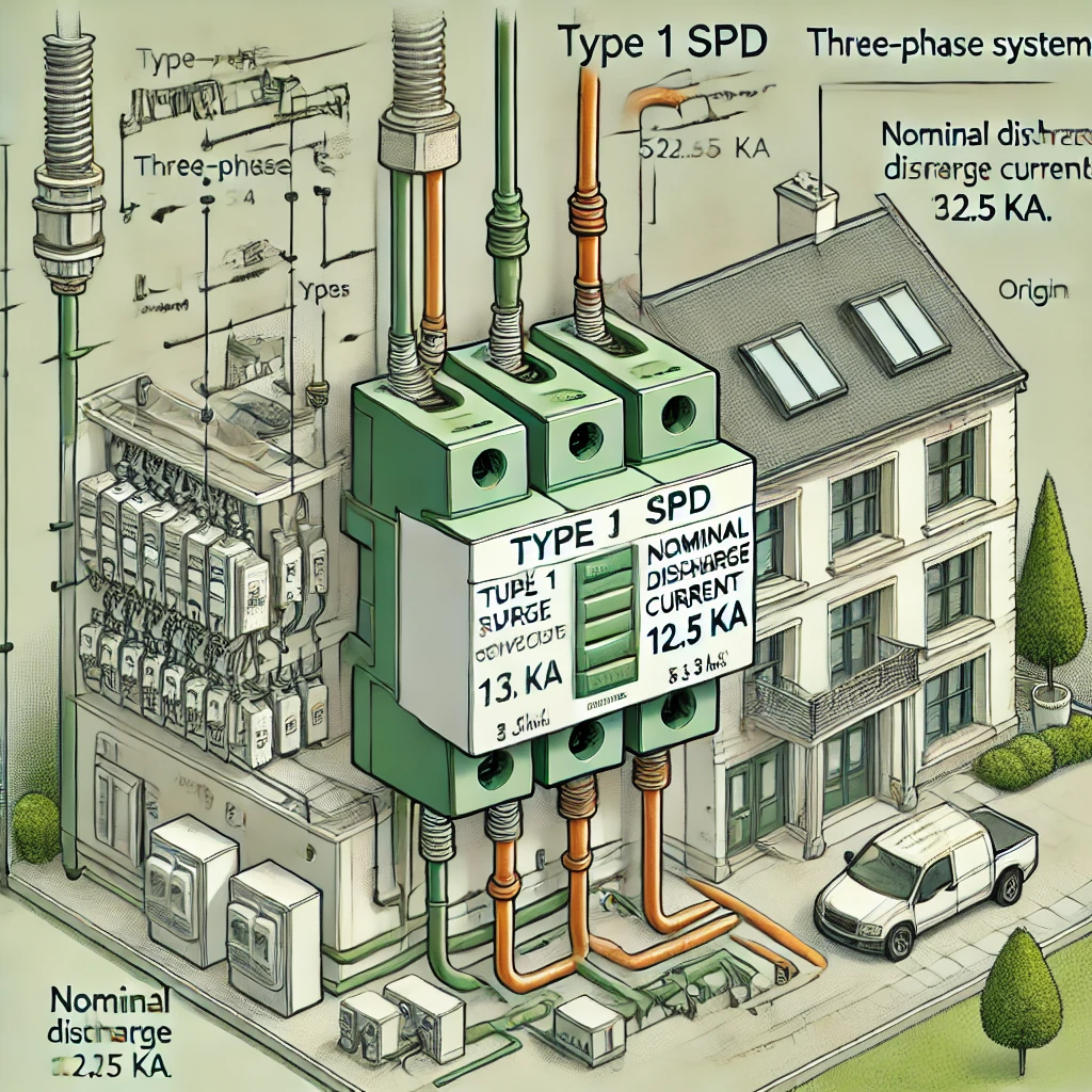 mini Cover Image for What is the Minimum Value of Nominal Discharge Current (Inspd) for a Type 2 SPD in a Single-Phase System?