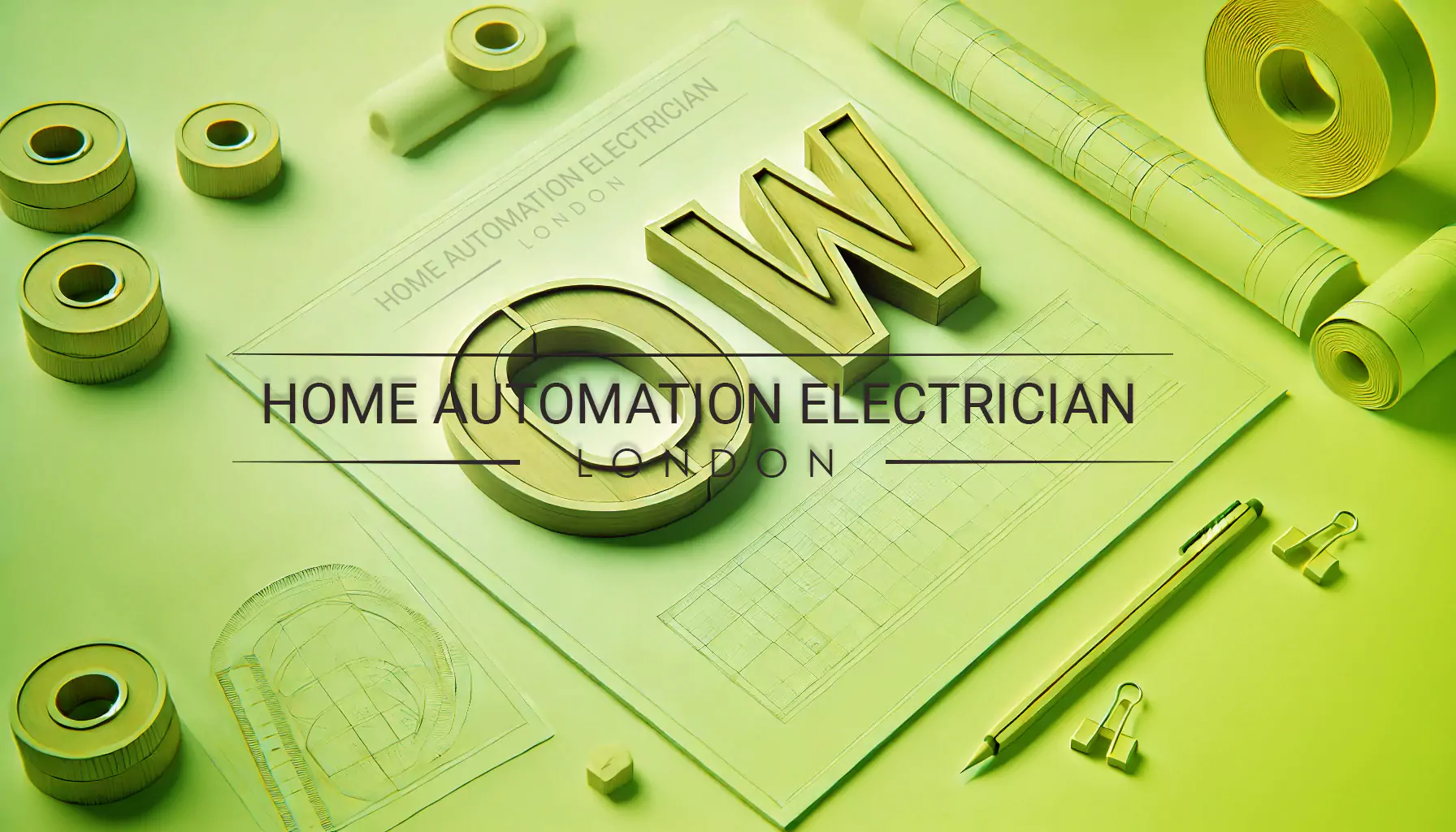 OW London, Electrician, Smart Home Engineers blueprint in London