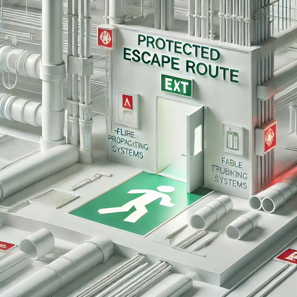 mini Cover Image for What Are the Requirements for Cables in Protected Escape Routes According to BS 7671?